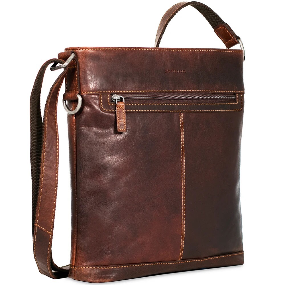 Jack Georges VOYAGER CROSSBODY BAG #7312 Brown
